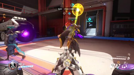 Overwatch vencendo no meio da partida