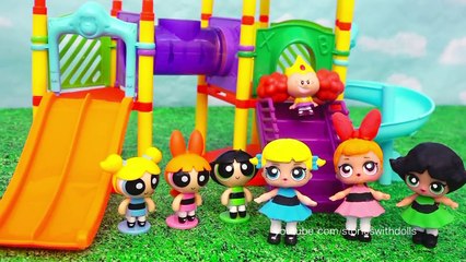 Toys Like Surprise Eggs for Kids LOL Dolls Turn Into Powerpuff Girls Baby Doll Play - DIY