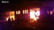 Torbalı'da ambalaj fabrikası yangın