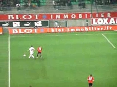 Action Wiltord pour Rennes contre Lyon