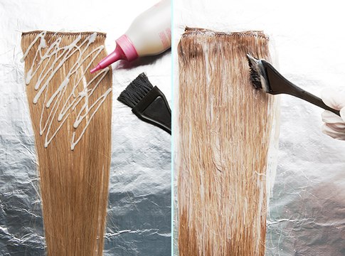 Tips and tricks on coloring hair extensions