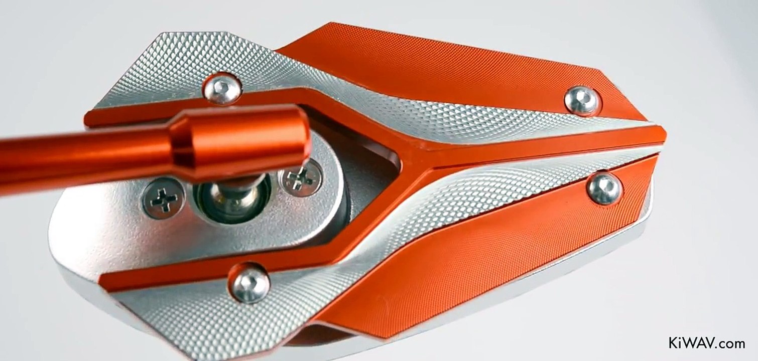 Motorcycle Mirrors Viper Orange | KiWAV