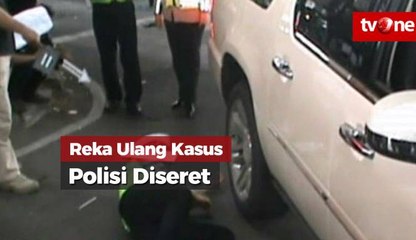 Reka Ulang Kasus Sopir Cadillac Seret Polisi