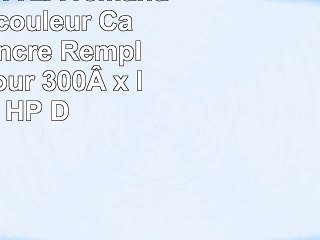 Compatible  2 remanufacturées couleur Cartouche dencre Remplacement Pour 300 x l pour HP