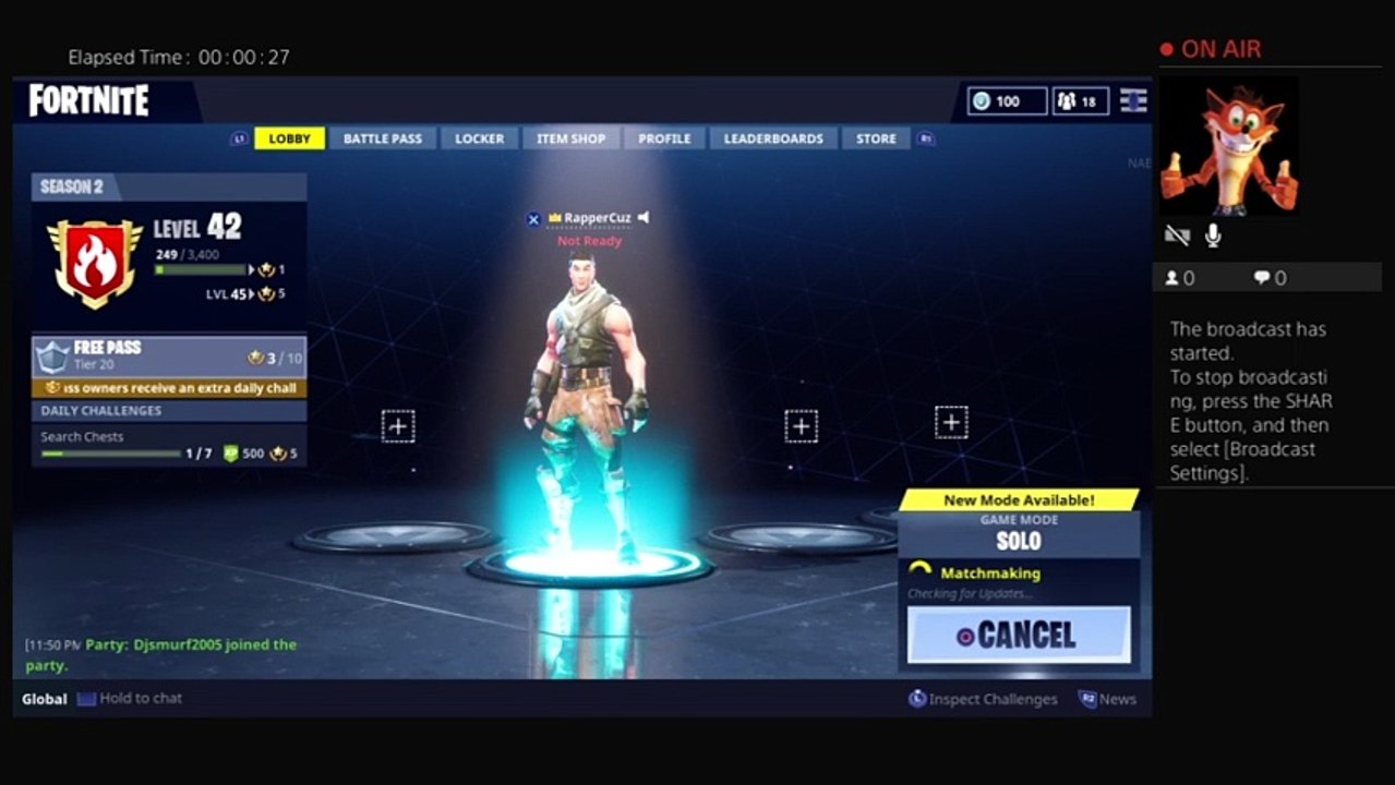 RapperCuz's Live PS4 Broadcast