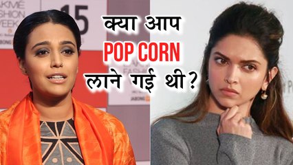 Deepika Padukone INSULTS Swara Bhasker - IGNORED Disclaimer In Padmaavat | REACTS On Open Letter