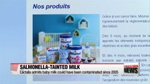 Lactalis admits baby milk could have been contaminated since 2005