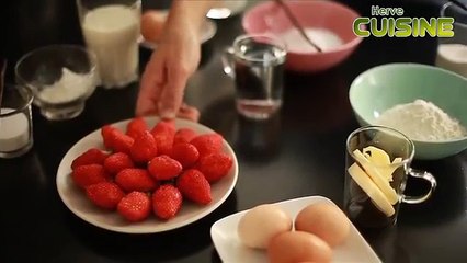 Recette du Fraisier facile et super bon avec Hervé Cuisine