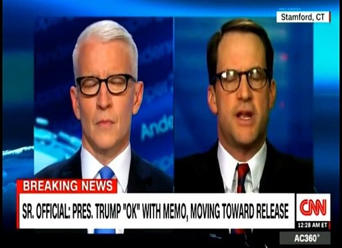 Watch CNN Breaking news: Anderson Cooper 360: Must watch Trump to release Memo by tomorrow