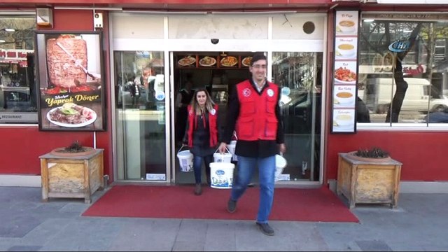 Erzincan'da yaban hayatı için doğaya yiyecek bırakıldı