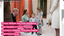 Prince William and Kate Middleton Visit Tiny Swedish Royals Princess Estelle and Prince Oscar