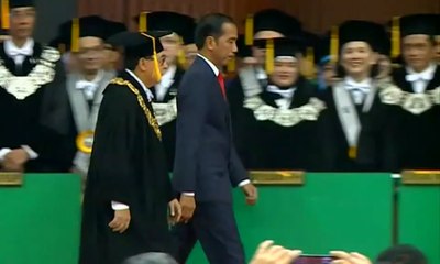 Persiden Berterima Kasih Kepada Civitas Akademika UI