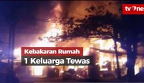 Kebakaran, 1 Keluarga Tewas Terbakar