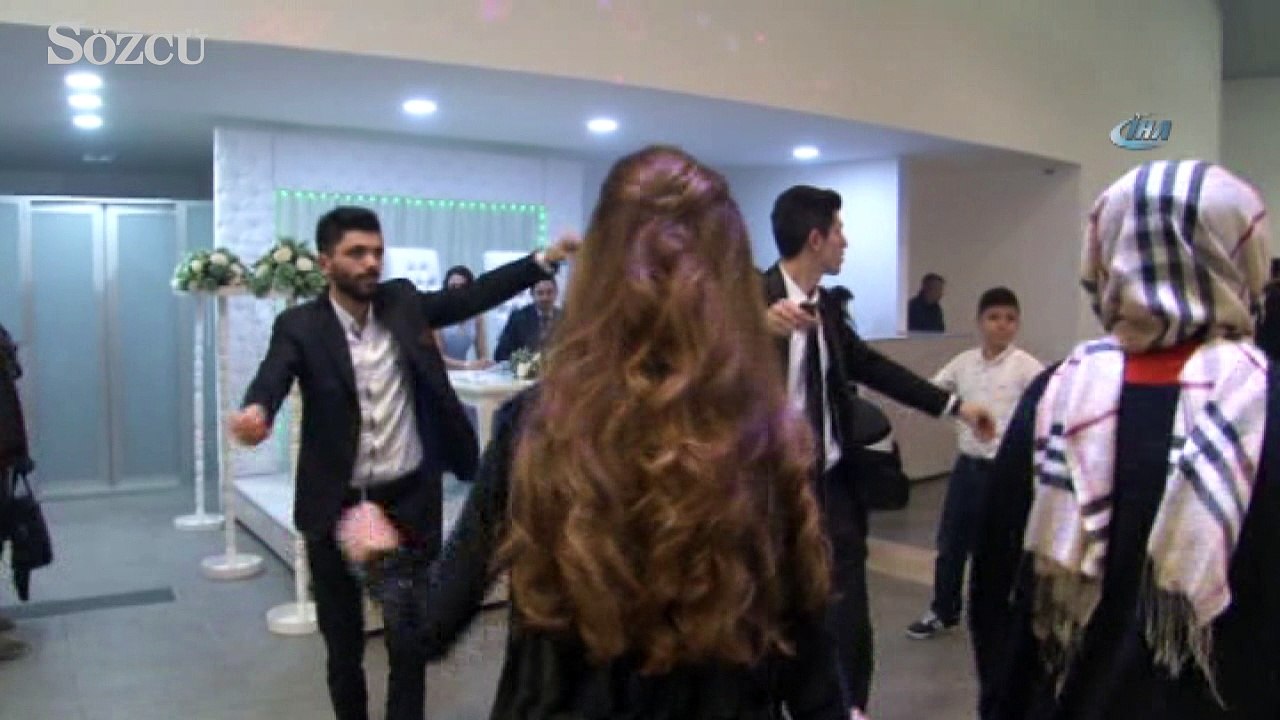 Otogar içindeki düğün salonu görenleri şaşırtıyor