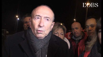 Gérard Collomb à Calais : le niveau de violence atteint est "insupportable"