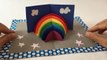 RAINBOW Stand Up POPUP Card - DIY Tutorial by Paper Folds ❤️