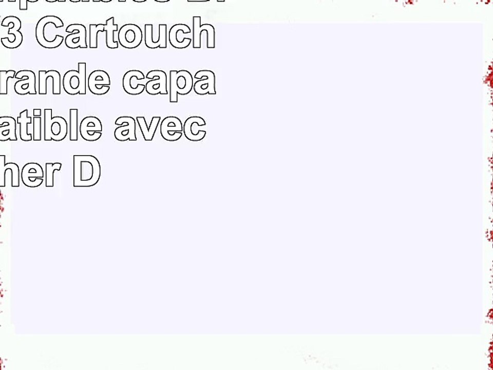 JARBO Compatibles Brother LC223 Cartouche dencre Grande capacité Compatible avec Brother