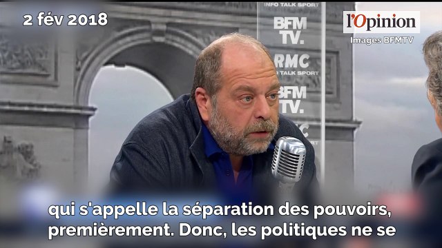 Eric Dupond-Moretti tacle Schiappa: «Que madame le ministre s'occupe de ses affaires»