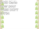 2 Compatible Brother TN2110  TN2120 Cartouches de Toner pour Brother DCP7030 DCP7040