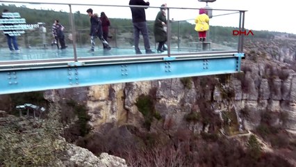 400 bin kişi Kristal Teras’tan kanyonu izledi