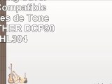 TN230 Printing Saver Lot de 8 Compatibles Cartouches de Toner pour BROTHER DCP9010CN