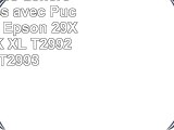 4 Cartouches dencre compatibles avec Puce remplace Epson 29XL T2991 BK XL T2992 C XL