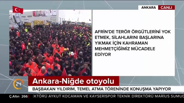 Başbakan Yıldırım: Afrin'den ülkemize şimdiue kadar 82 roket atıldı