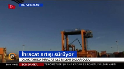 İhracat artışı sürüyor