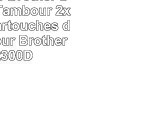 Compatible Brother DR2300 Kit Tambour  2x TN2320 Cartouches de Toner pour Brother