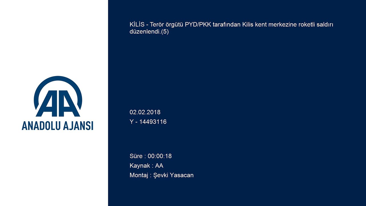 PYD/PKK'dan roketli saldırı - Ekiplerin yaralanan kişiye müdahalesi (5) -  KİLİS