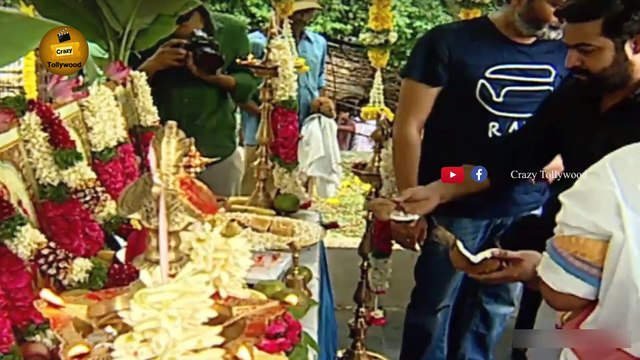 #NTR28 Movie Opening Highlights Jr. NTR New Movie Trivikram Srinivas Pawan Kalyan