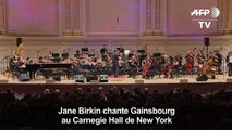 Birkin sublime la symphonie Gainsbourg à New York