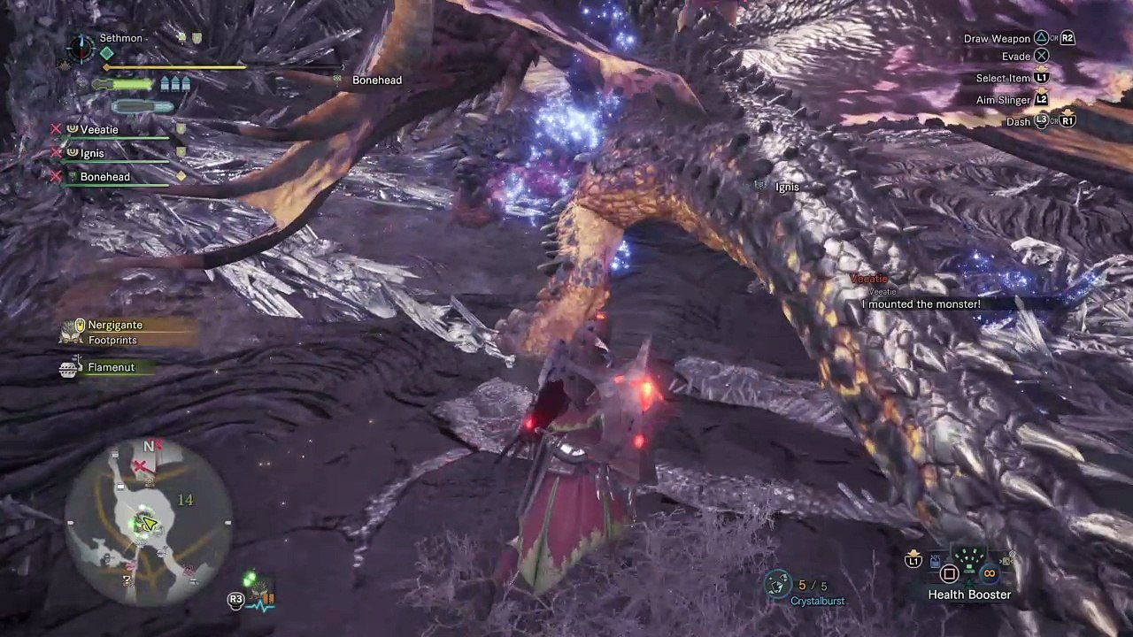 Monster Hunter: World Nergigante 4 Player 6'40"