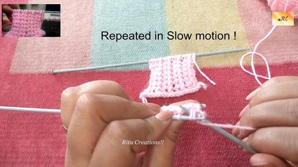 Easy Hindi Knitting Universal Design No # 39 (यूनिवर्सल बुनाई नमूना )