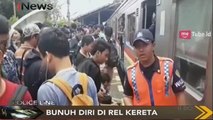 Pria Bunuh Diri Lompat ke Rel Kereta Stasiun Cikini