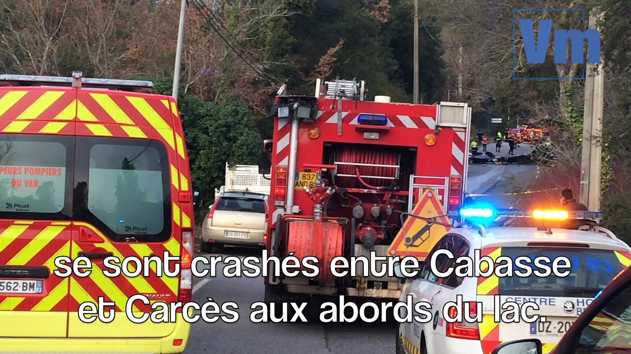 Crash de 2 helicoptères Gazelle aux abords du lac de Carces