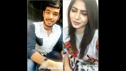CELEBRITY SAMANTHA DUBSMASH _ ASHU REDDY n RAHUL_ TOLLYWOOD SPECIAL-vgr4c7