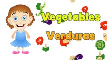 Çocuklar için İngilizce ve İspanyolca Sebzeler - Çocuklar için kelime bilgisi