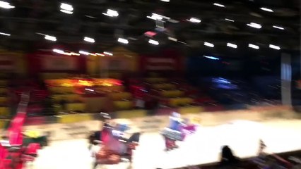 EMBARRASSING HUSBAND ANNOYS WIFE AT MEDIEVAL TIMES!