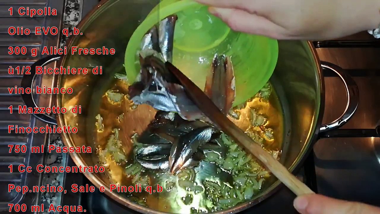 Sugo di alici e finocchietto, la Sicilia in bocca