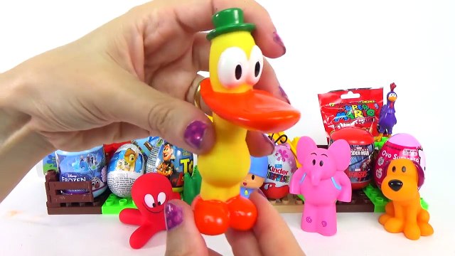 Pocoyo Massinha Peppa Pig Kinder Ovos Supresas Galinha Pintadinha Frozen Avengers Mario Disney Toys