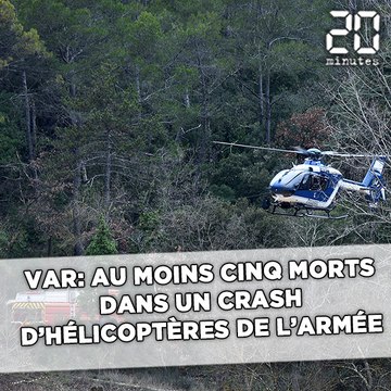 Var: Au moins cinq morts dans un crash d'hélicoptères de l'armée
