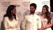 Shahid Kapoor and Mira Rajput Walks The Ramp For Anita Dongre At LFW Summer Resort 2018