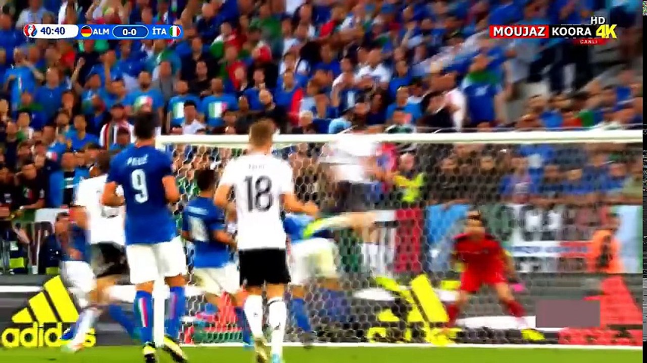 المباراة التي لن تمل من اعادتها المانيا وايطاليا يورو 2016 جنون عصام الشوالي جودة عالية