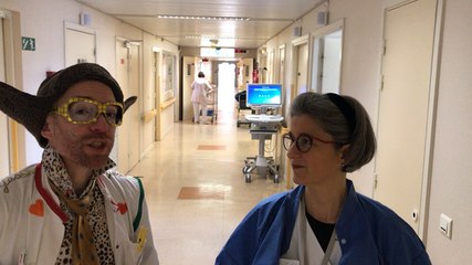 De nouveaux clowns au service pédiatrie.