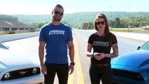 Justin vs Steph Drag Race | 643  HP Supercharged GT vs 678  HP Twin Turbo Mustang GT - Hot Lap
