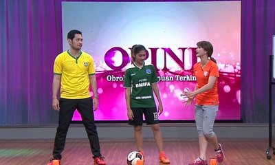 Ini dia Teknik Dasar Bola Kaki Ala Zahra - Opini