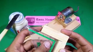 How to Make a Mini LATHE MACHINE at Home (Very Easy)