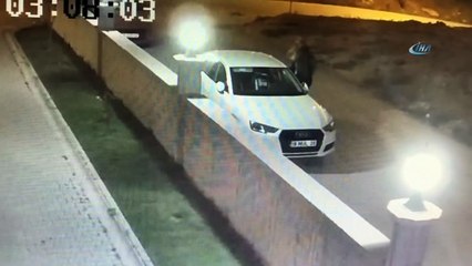 Oto faresi önce kameraya sonra polise yakalandı