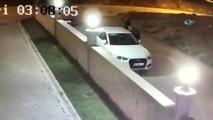 Oto Faresi Önce Kameraya Sonra Polise Yakalandı